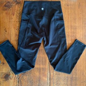 X by Gottex Black Long Leggings with Pockets Size Medium